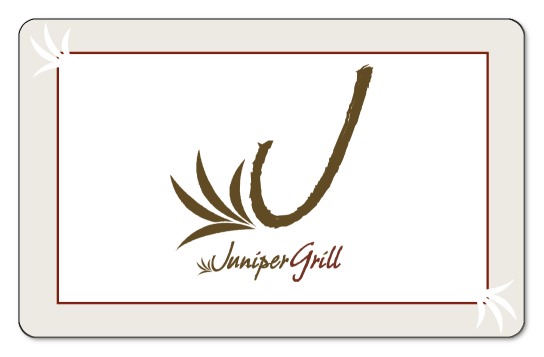junipter grill logo on white background with grey border